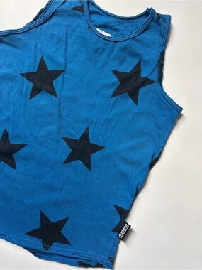Nununu Blue Star Print Kids Tank Top 6-7Y